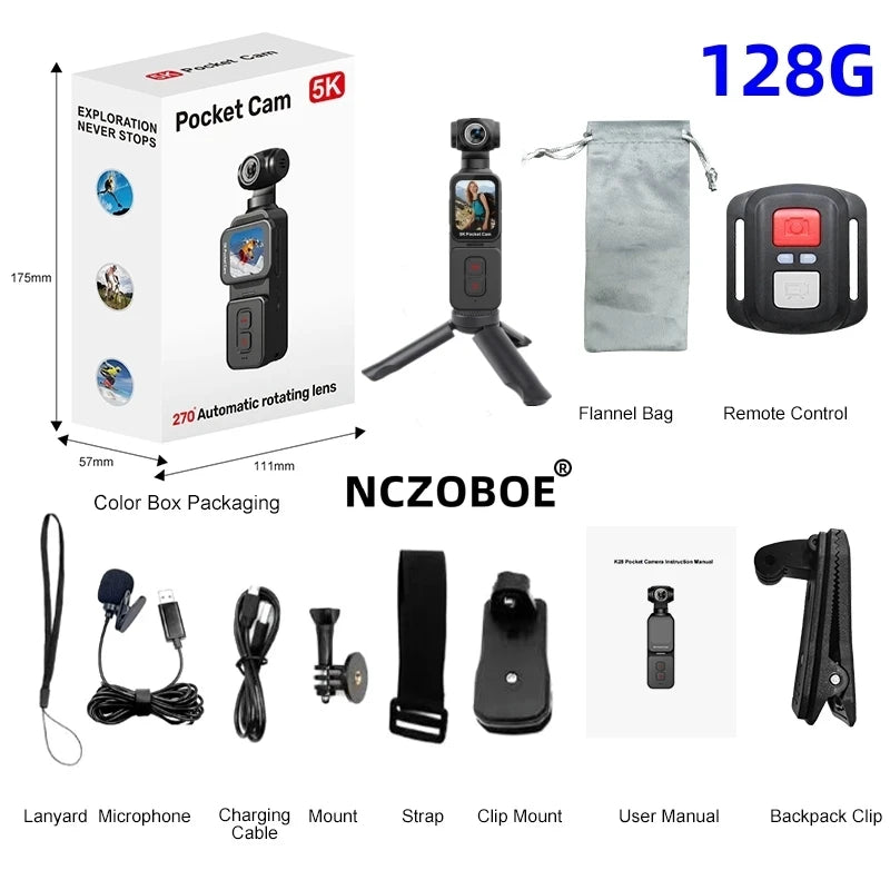 NCZOBOE 5K Touch Screen Camera