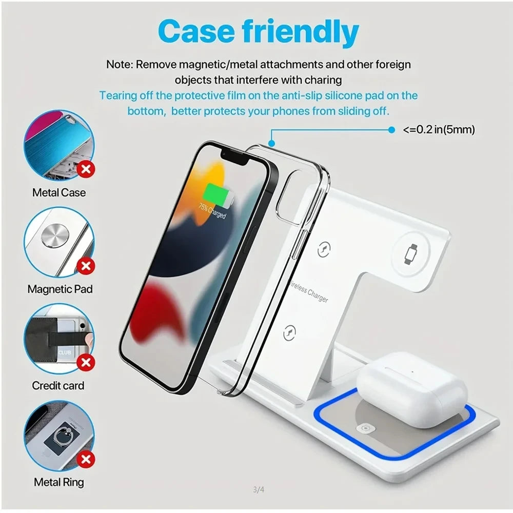 3-in-1 Foldable Wireless Charger