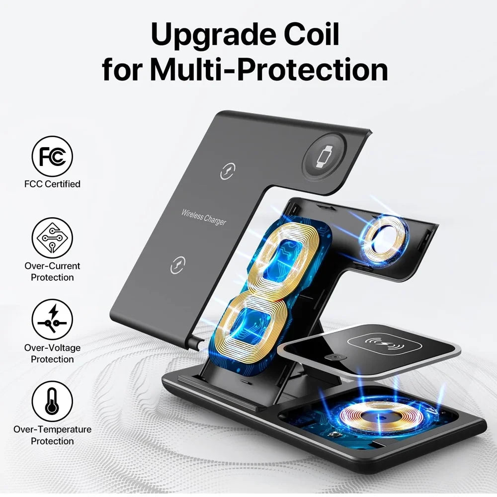 3-in-1 Foldable Wireless Charger