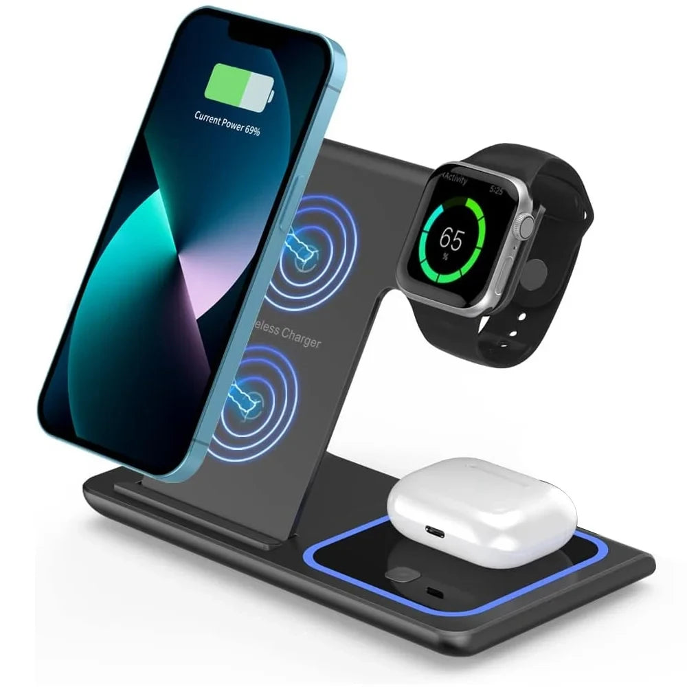 3-in-1 Foldable Wireless Charger