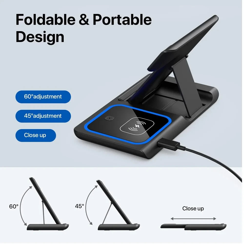 3-in-1 Foldable Wireless Charger