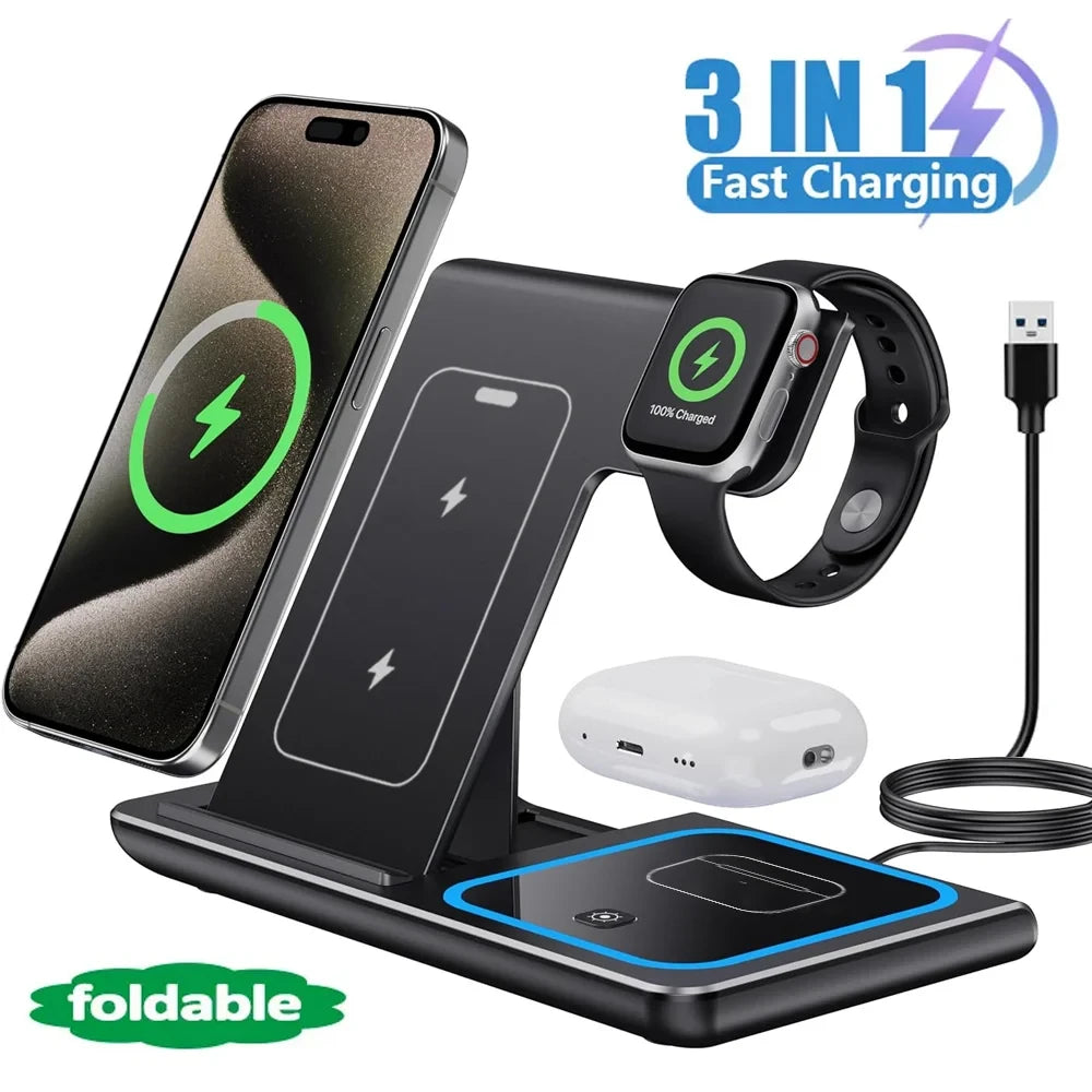 3-in-1 Foldable Wireless Charger