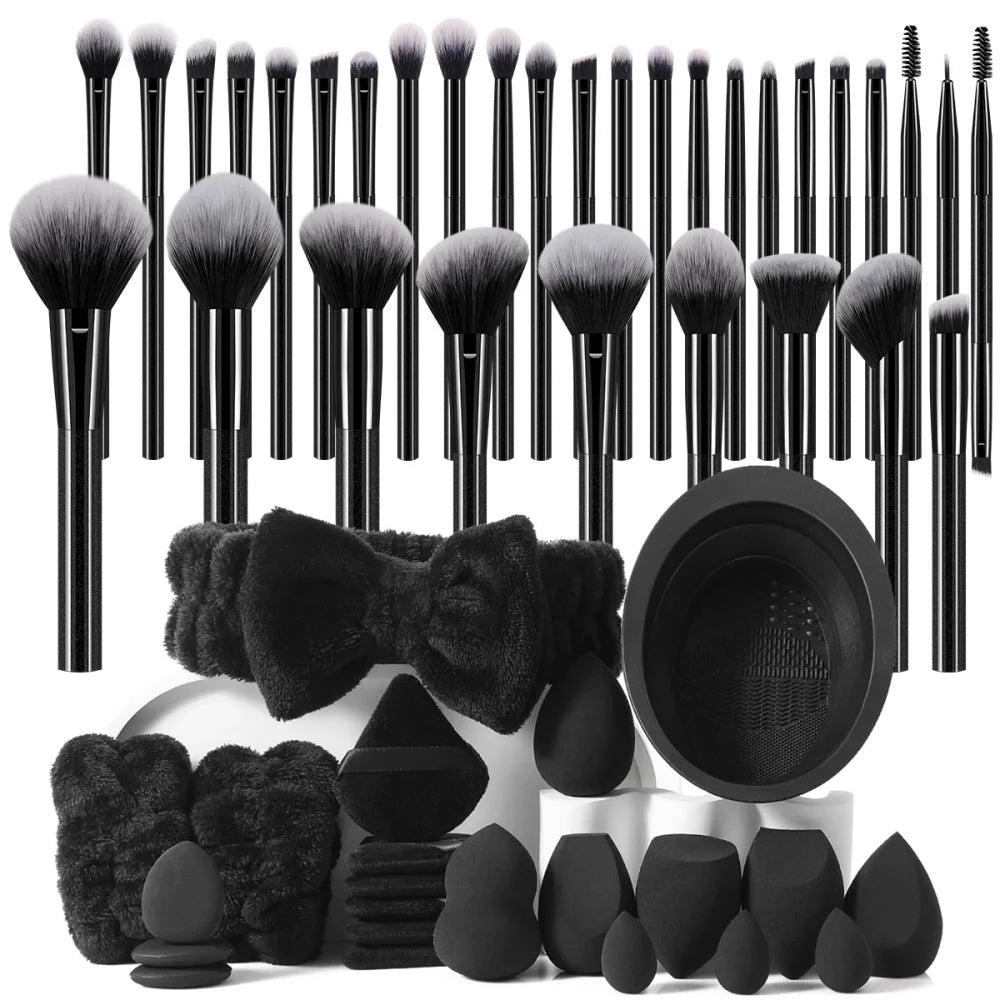 54-Piece Makeup Brush & Sponge Set