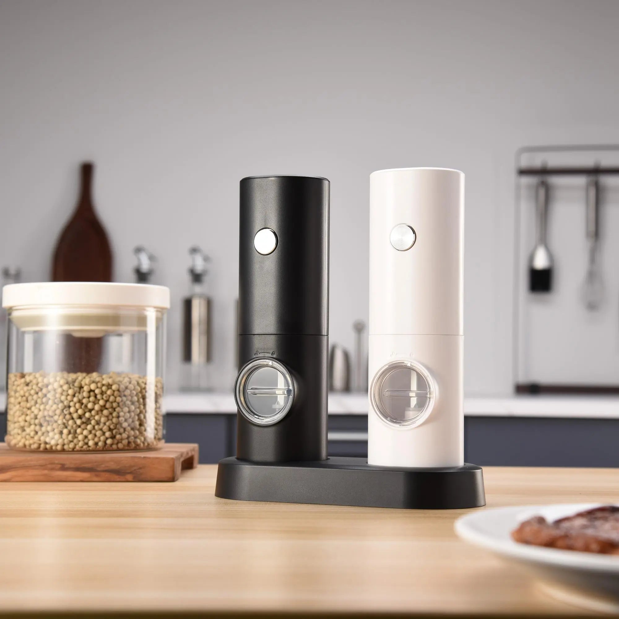 Electric Salt & Pepper Grinding Machine, Portable Salt & Pepper Grinding Tool, Household Kitchen Appliances for Daily Use at Home, Gift, Kitchen Gadgets, Kitchenware
