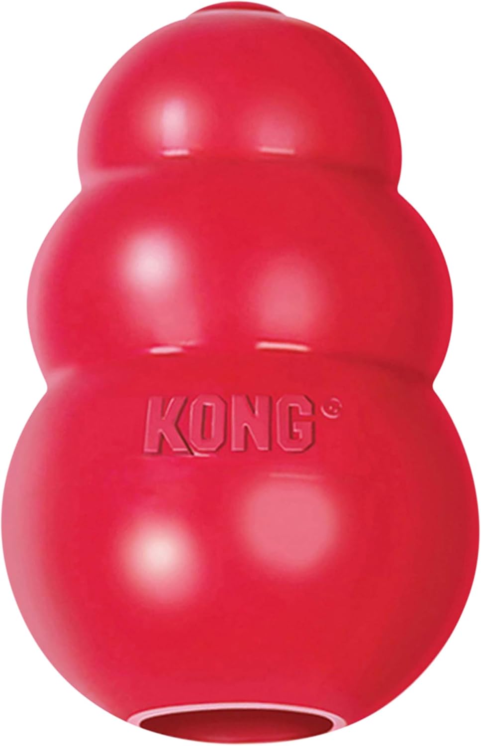 Classic Stuffable Dog Toy - Fetch & Chew Toy for Dogs - Treat-Filling Capabilities & Erratic Bounce for Extended Play Time - Durable Natural Rubber Material - for Large Dogs
