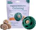 Pupsicle Calming Starter Kit - Pupsicle and Calming Pops Bundle - Long-Lasting Interactive Dog Toy - 10 Refills with Thiamine, Tryptophan, Passion Flower for Medium and Large Dogs 25-75 Lbs